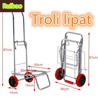 IKILOSHOP Bahan Besi Trolley Troli Troly Lipat Besi Galon Tabung Gas Serbaguna