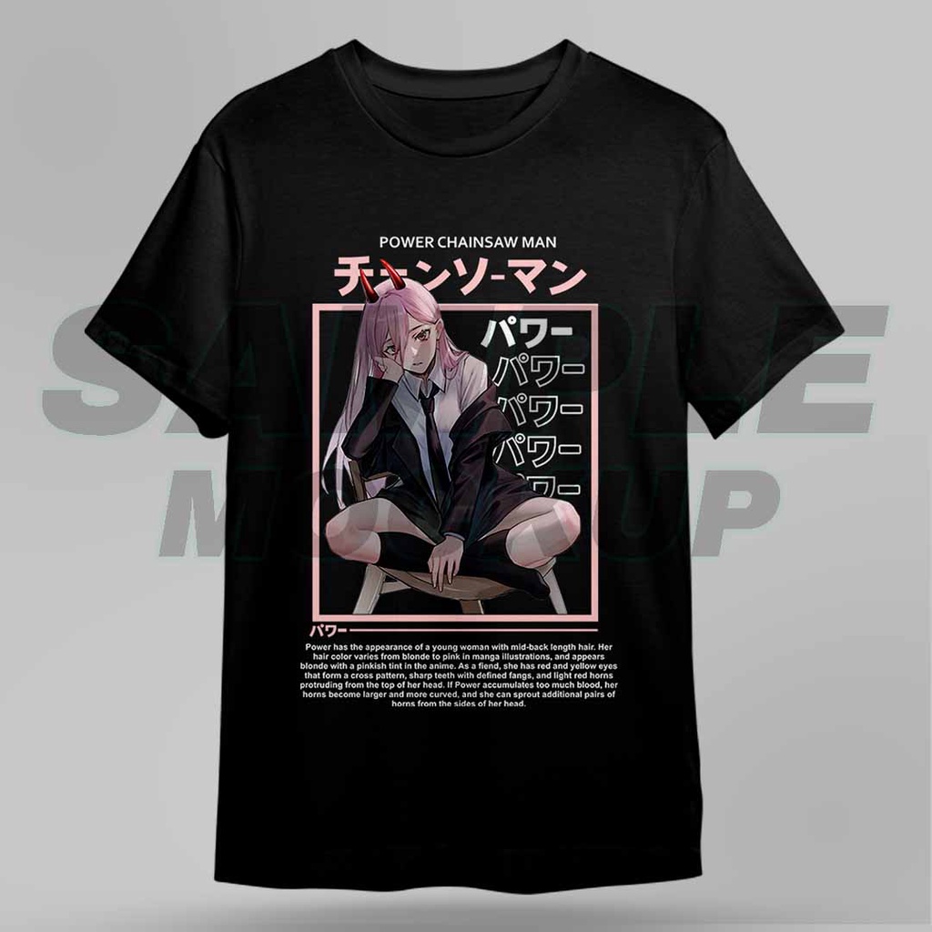 Baju/Kaos/Print CHANSAWMAN - POWER PRINT DTF