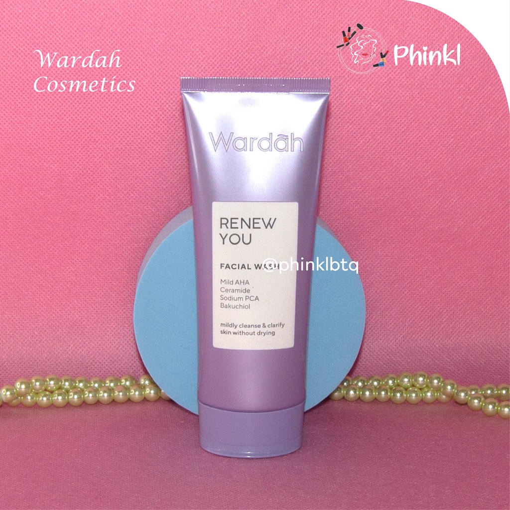 `ღ´ PHINKL `ღ´ ᘺᗩᖇᕲᗩᕼ wardah renew you anti aging series | Facial wash Day cream Night Cream serum treatment Essense