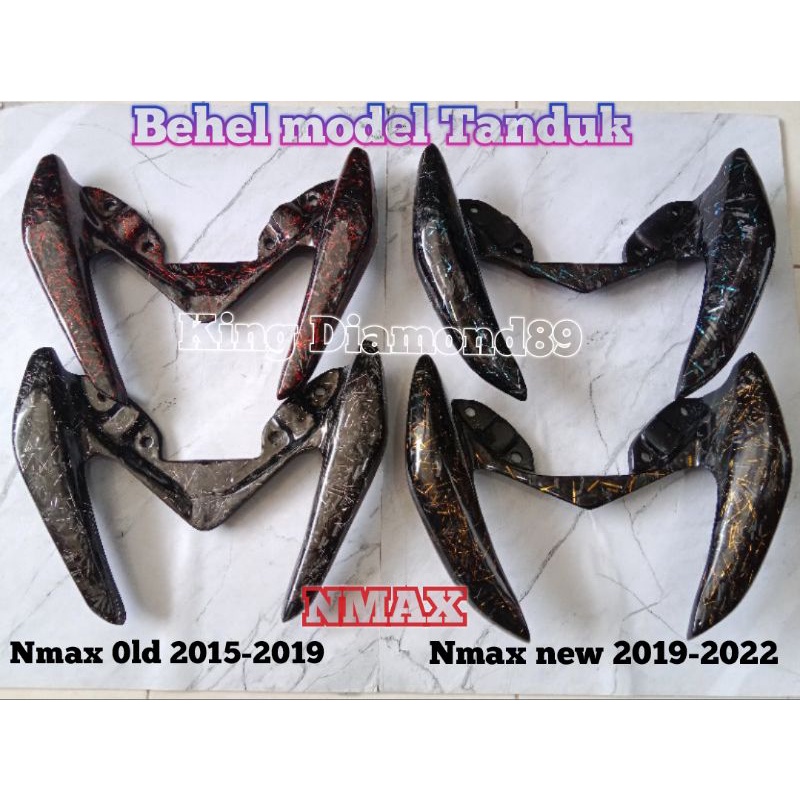 Behel Tanduk Yamaha Nmax New Asli Carbon kevar/Carbon forget Tersedia Nmax new 2020-2022 /Nmax old  2015-2019