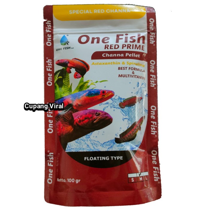 ONE FISH Channa Pellet Premium 100 Gram