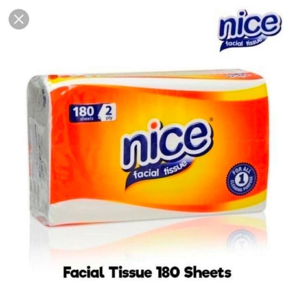 [GROSIR] TERMURAH Tisu Nice Facial Berkualitas 180 Sheets 2Ply