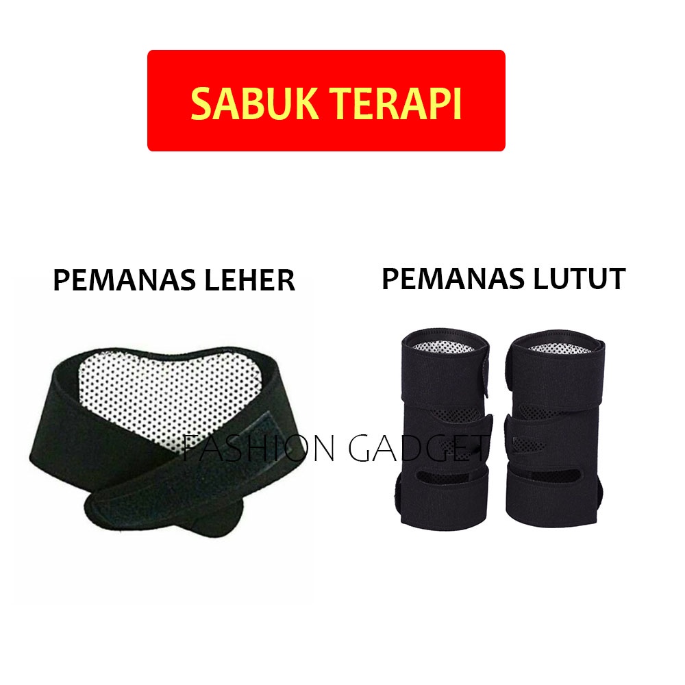 Terapi Leher Neck Magnetic Tourmaline Terapi Punggung Penghangat Leher Sabuk Pemanas Leher / Pemanas Lutut Magnetic Tourmaline Terapi Leher Penghilang Pegal Leher Lutut Alat Kesehatan Terapi Panas Pereda Nyeri Sakit Kepala Terapi Pijat Therapy Self Heatin