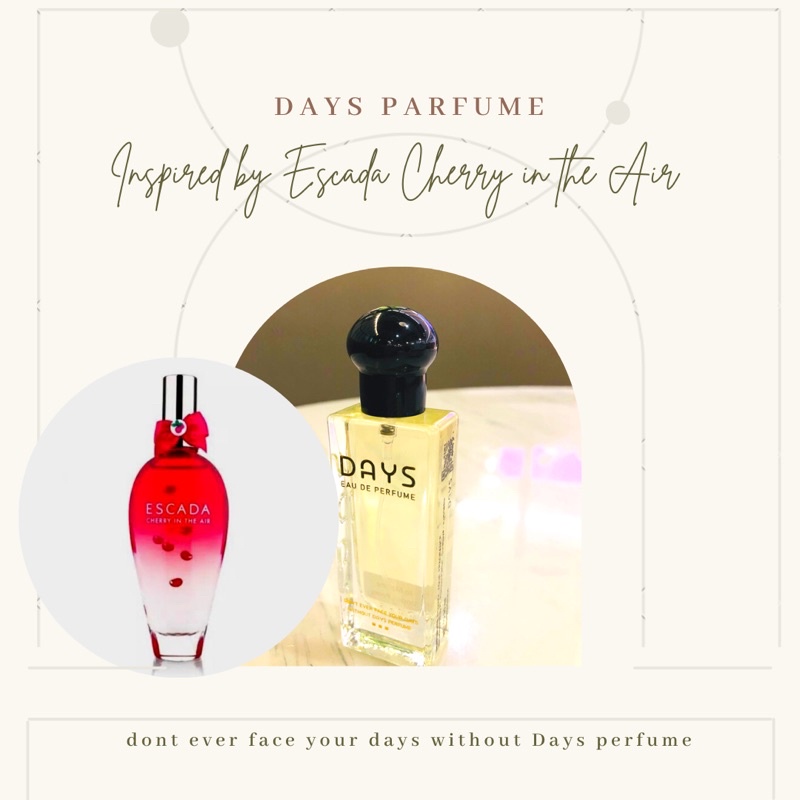 [DAYS PARFUM] ESCADA CHERRY IN THE AIR