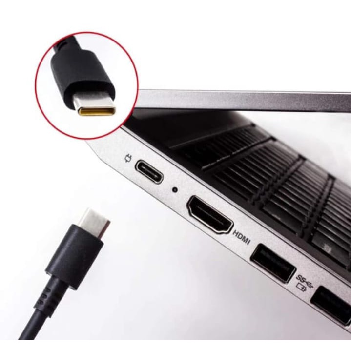 Charger Laptop Lenovo ThinkPad L380 L390 L480 L490 L580 L590 Yoga Adapter Lenovo USB Type C 20V 2.25A 45W
