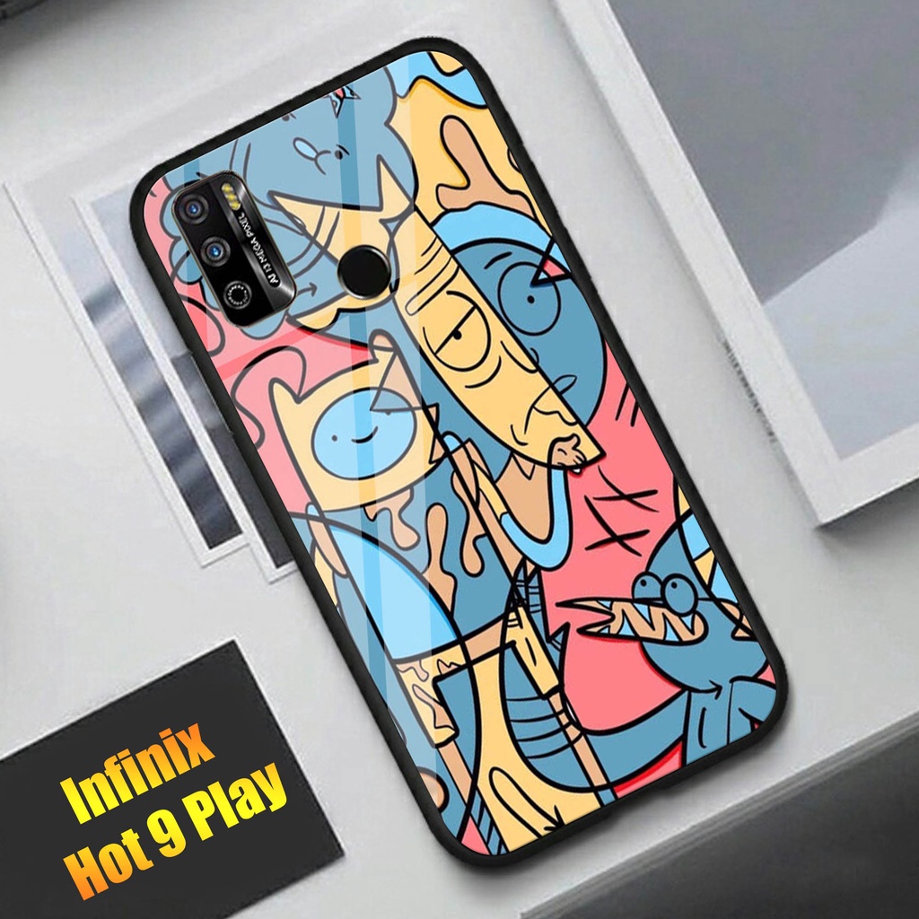 Softcase Kaca For INFINIX HOT 9 PLAY - Case Handphone INFINIX HOT 9 PLAY [T71].