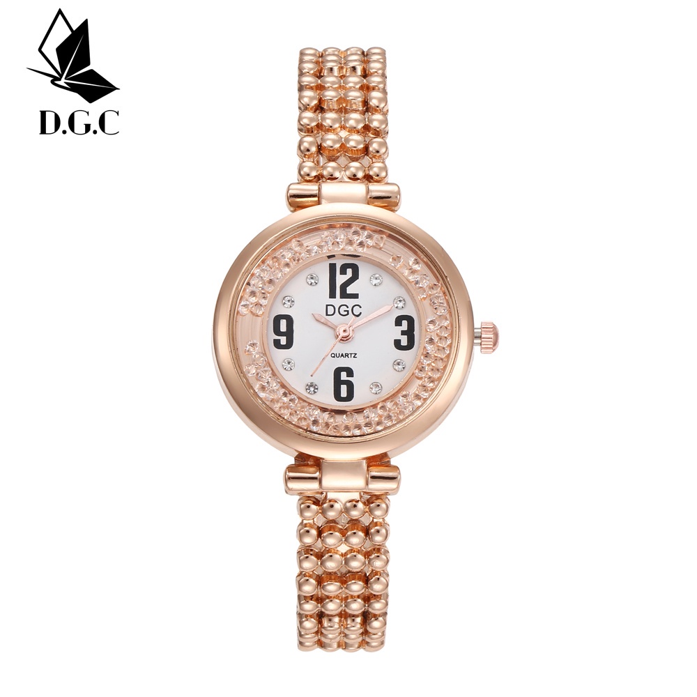 D.G.C ✅COD Jam Tangan Wanita Quartz Korean Style Import Murah Strap Stainless Steel  W247