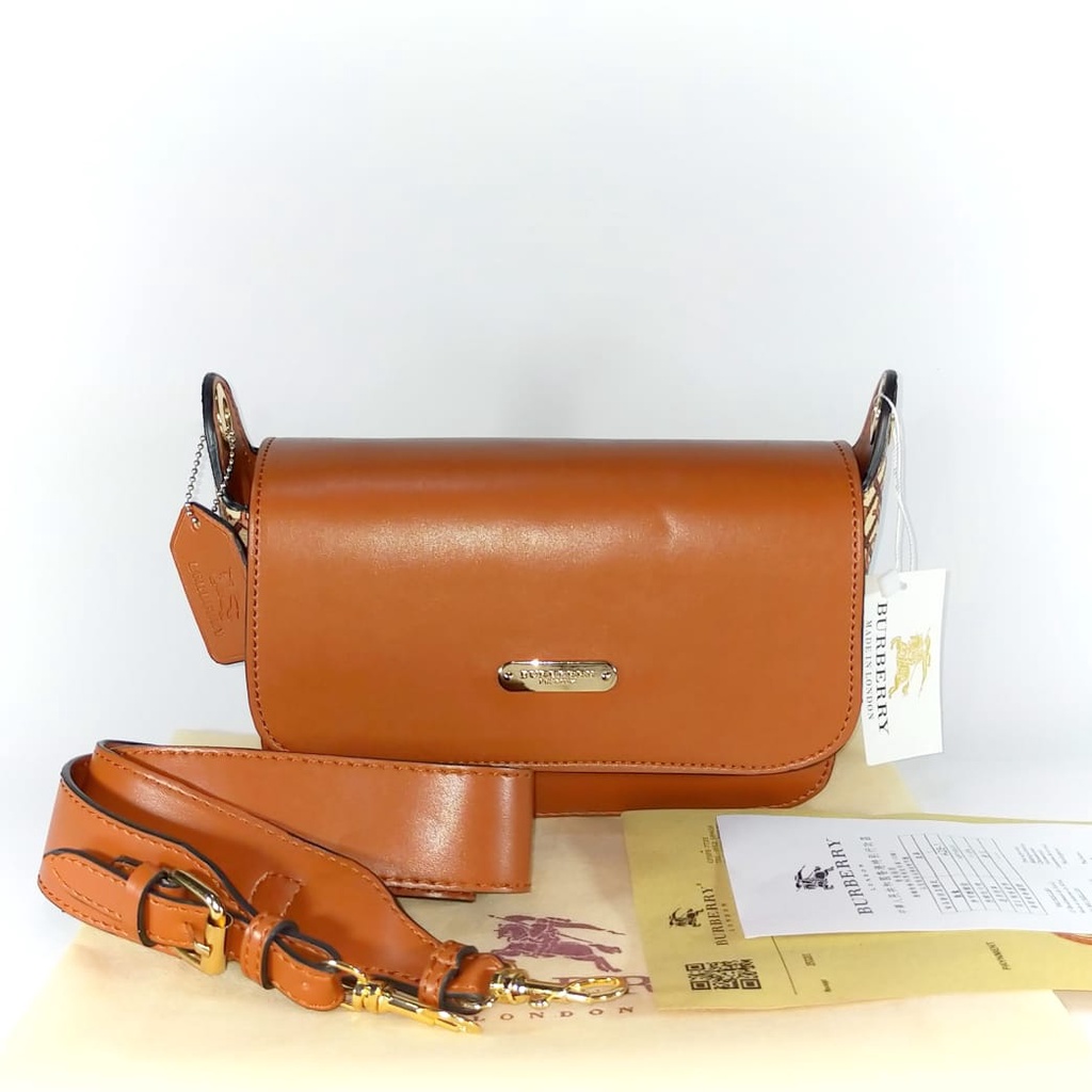 BURBERRY Women's Shoulder Bag Klare Flap Chain Organ Bag Exquisite New