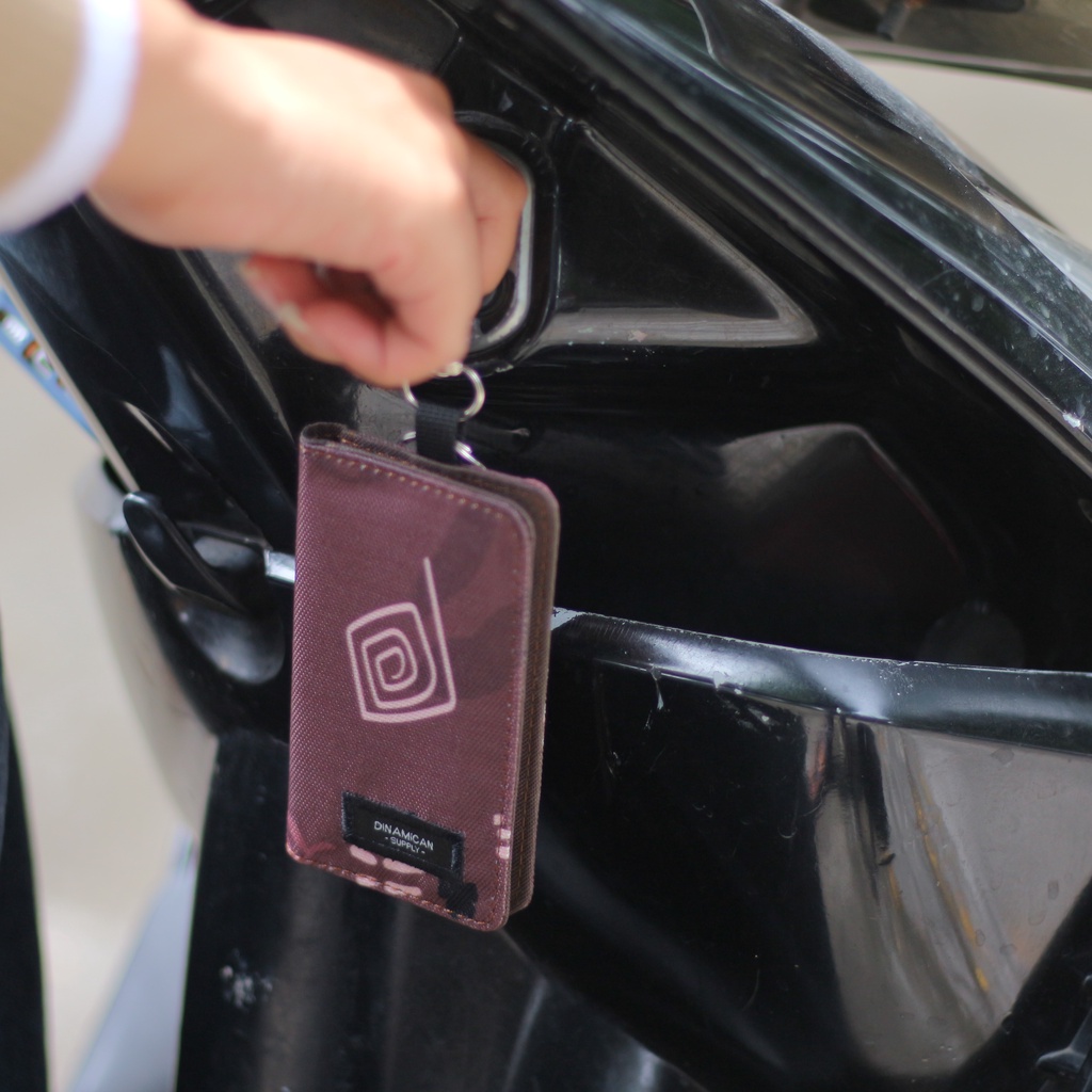Dompet gantungan kunci dompet stnk mobil motor keychain dompet kunci mobil New Baxter Dinamican Supply