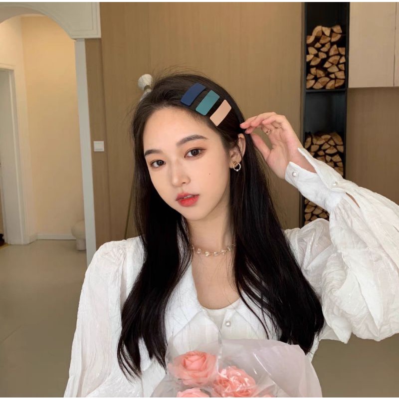 Jepit Rambut Doff Matte Premium Impor / Jepitan Anak Warna Doff Aksesoris Rambut Matte Premium Hairpin Korea