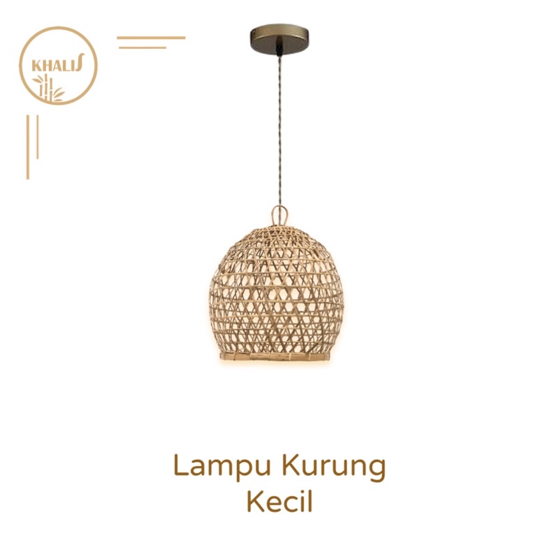 Lampu Dekorasi Aestetic / Lampu bambu murah model guwungan