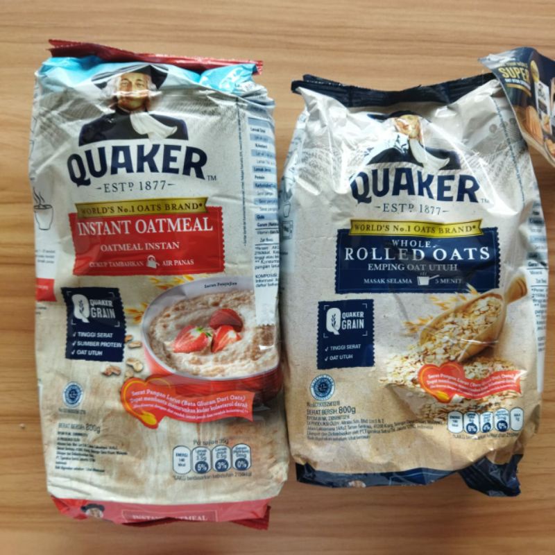 

Quaker instant Oatmeal 800gr Rolled oat oats 800gr