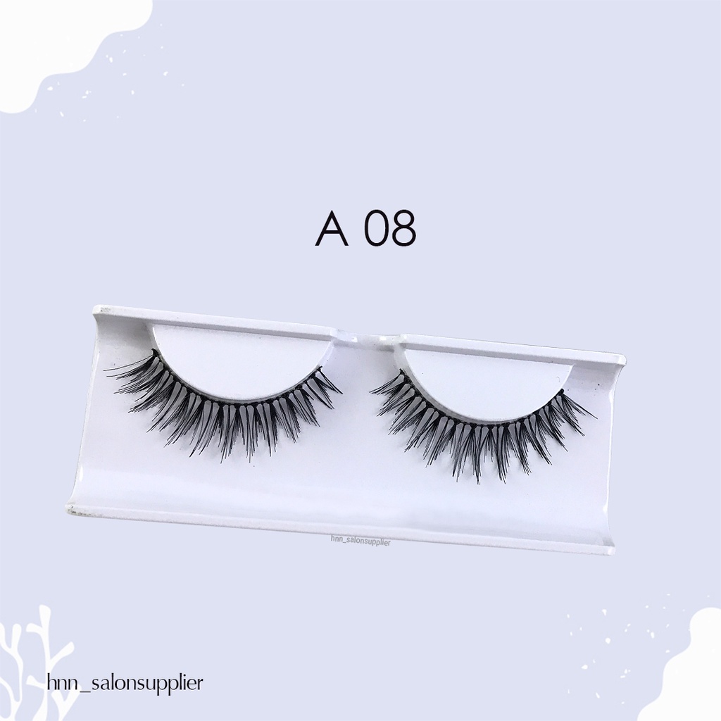 A08 Bulu Mata Palsu Handmade Natural Salma Eyelashes