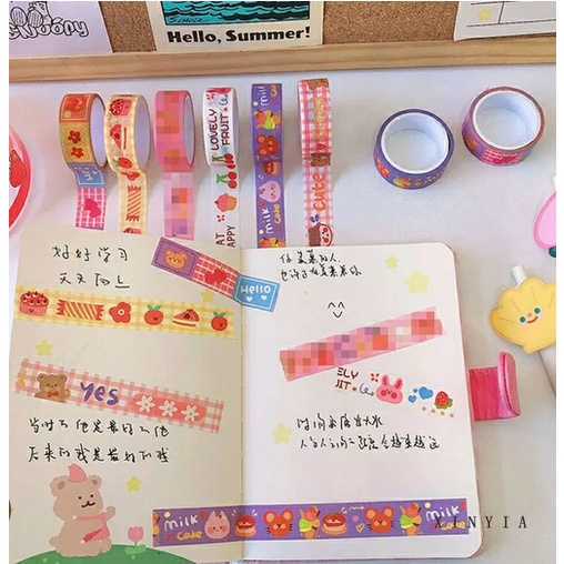 

1PCS STIKER KERTAS SELOTIP WASHI GAMBAR BINATANG LUCU