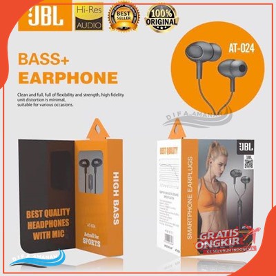 HEADSET JBL AT-024 SUPER BASS JBL HANDSFREE