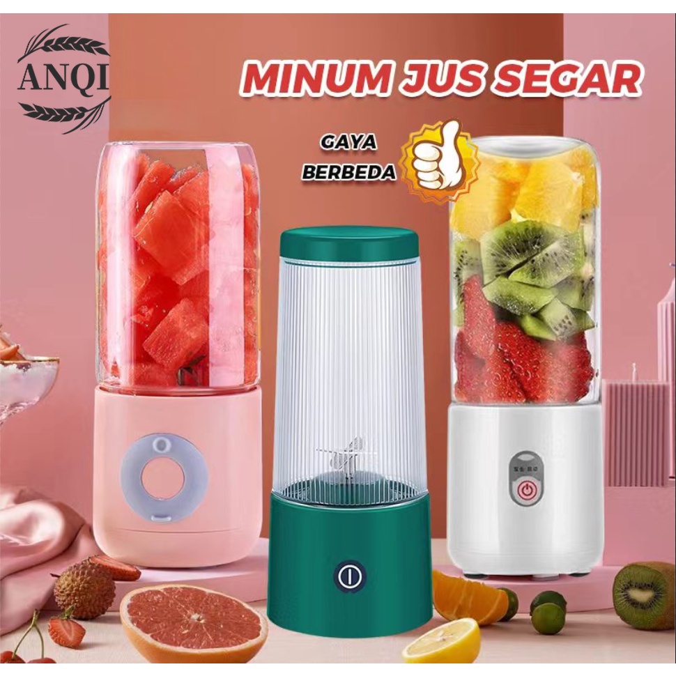 ANQI 1888 Botol Juice Blender Cup USB Electric Blender/Juicer Blender Botol  - Cocok Untuk Milkshake VS