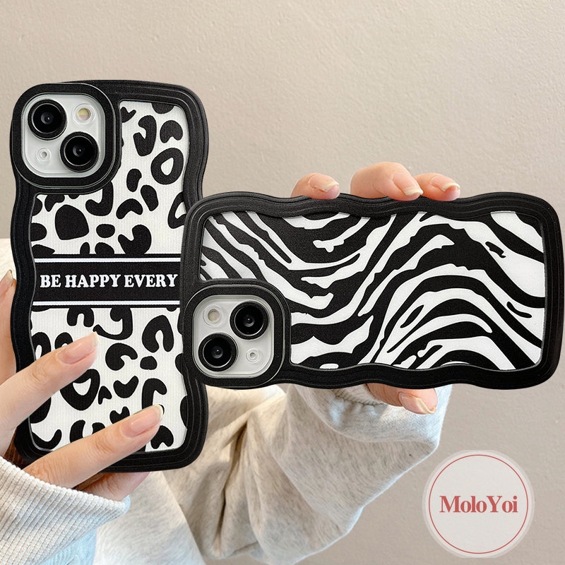 Soft Case TPU Motif Zebra Untuk iPhone 6 6s 7 8 Plus11 Pro MAX XR 7Plus 8Plus 14 Plus 13 12 14 Pro MAX X XS MAX SE 2020