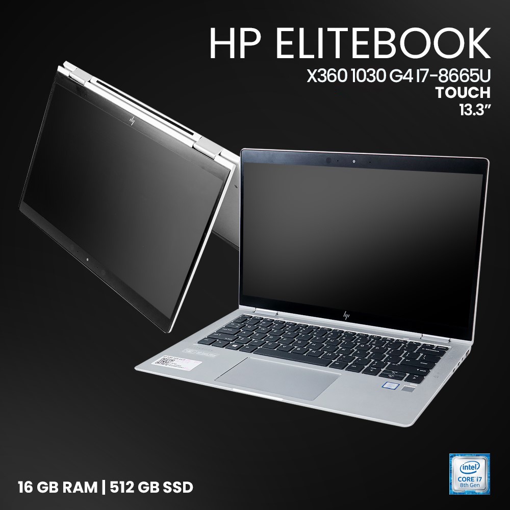 HP EliteBook X360 1030 G4 i7-8665U 16GB 512GB 13.3 FHD Touchscreen (BEKAS GRADE A) - Silver