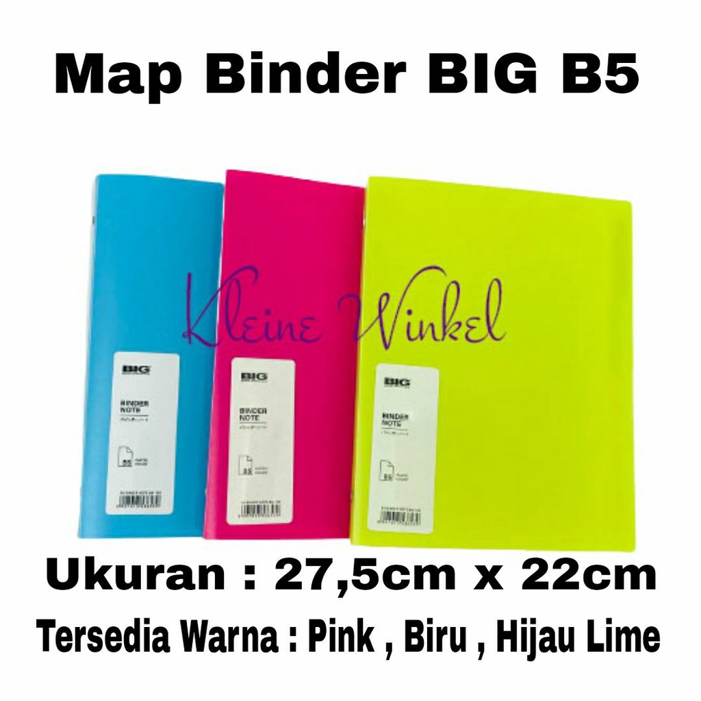 

Map Binder BIG B5 warna Pastel