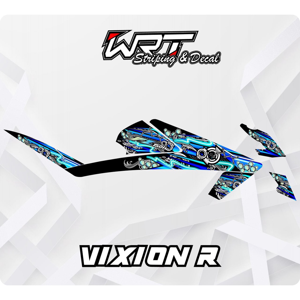 Striping Hologram Vixion R-Stiker Transparan Motor Vixion R Thailook v1.