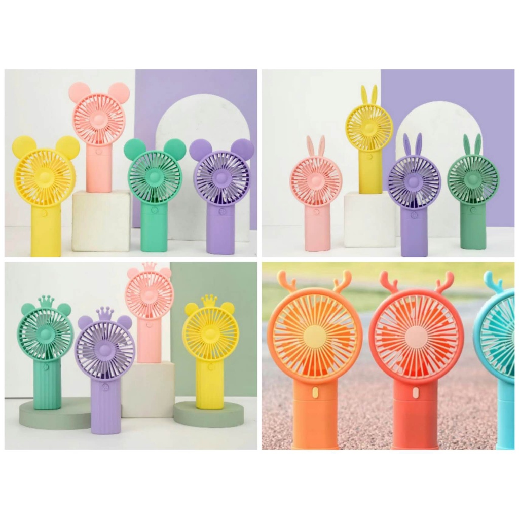 Kipas Angin Mini Genggam Cute 933 / Kipas Portable / Mini Fan