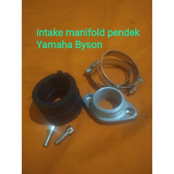 intake manifold pendek Yamaha Byson pasang pe 24 28 32