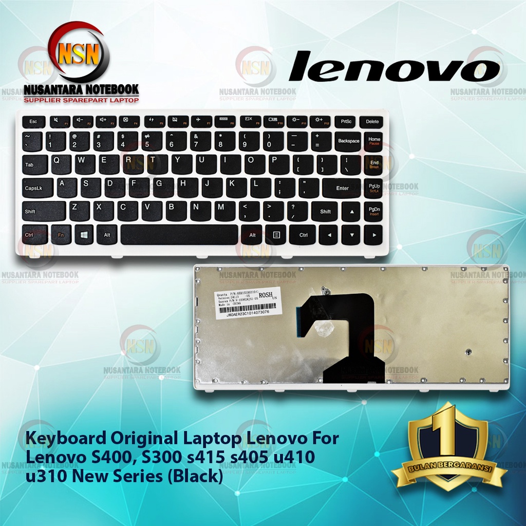 Keyboard Original Lenovo For S400, S300 S415 S405 White