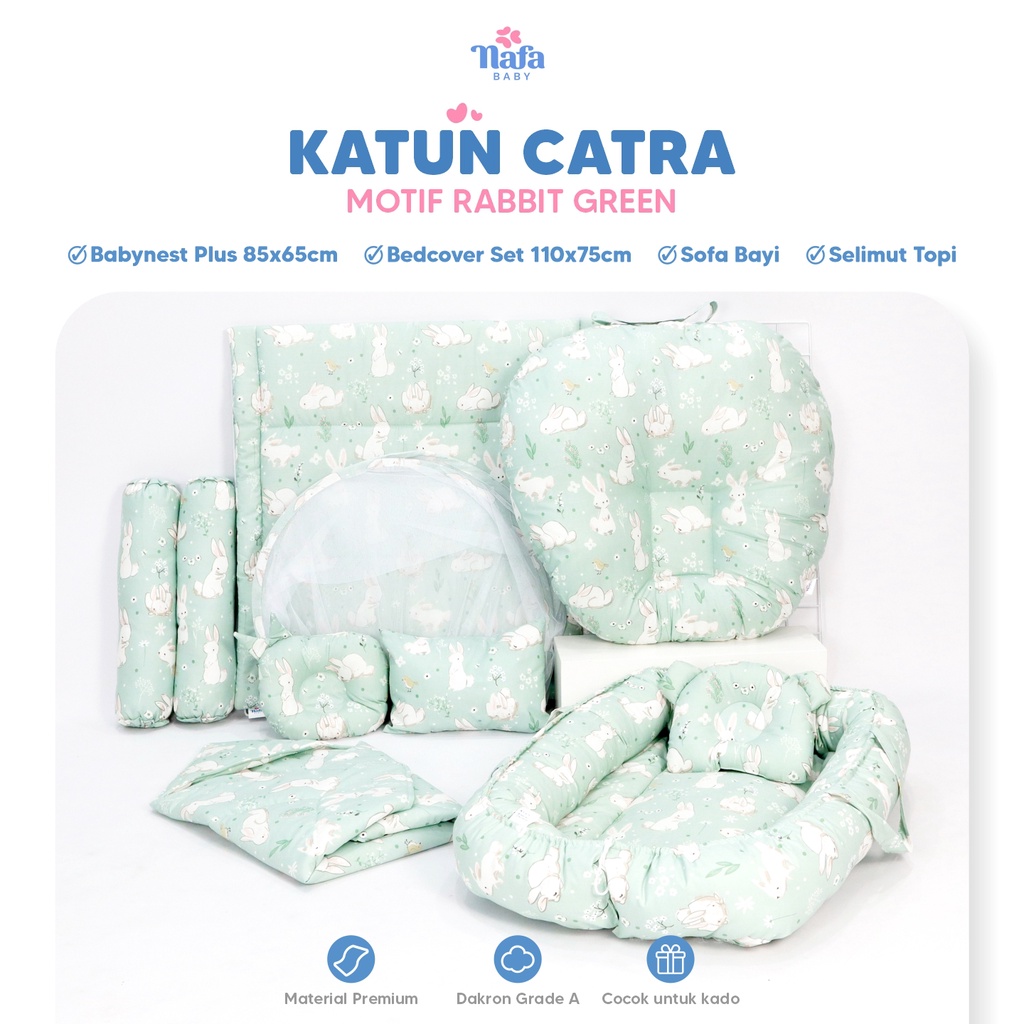 NAFA BABY - Sleepwell Package | Bedcover Bayi Include Selimut Bayi | Baby Nest Set | Sofa bayi Multifungsi