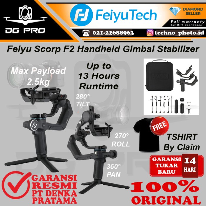 Sta Feiyu Ak2000S Advanced Kit 3-Axis Handheld Gimbal Stabilizer New