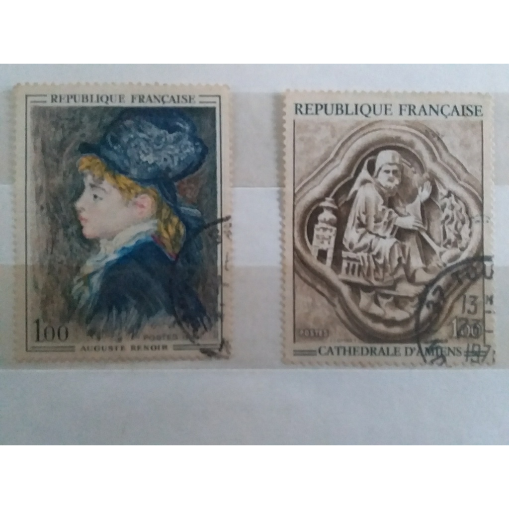 

prangko republik prancis used
