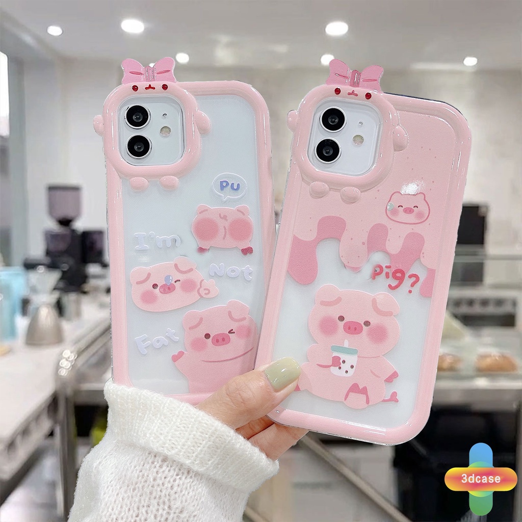 Soft Case Desain Kartun Monster 3D Untuk IPhone 12 11 13 14 PRO MAX 6 7 6S 8 14 Plus X XR XS MAX 11 12 13 Se 2020 6SPlus 7Plus 6Plus 8Plus 14Plus XSMAX