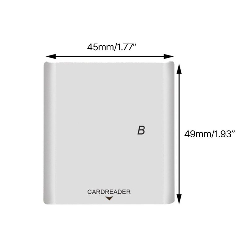 Btsg Aluminium Alloy C Fexpress Card Reader USB 3.1 Gen2 Adaptor Penyimpanan Memori 10Gbps Tipe C Untuk Laptop Komputer Telepon