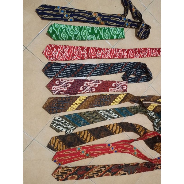 dasi batik campur 10 motif