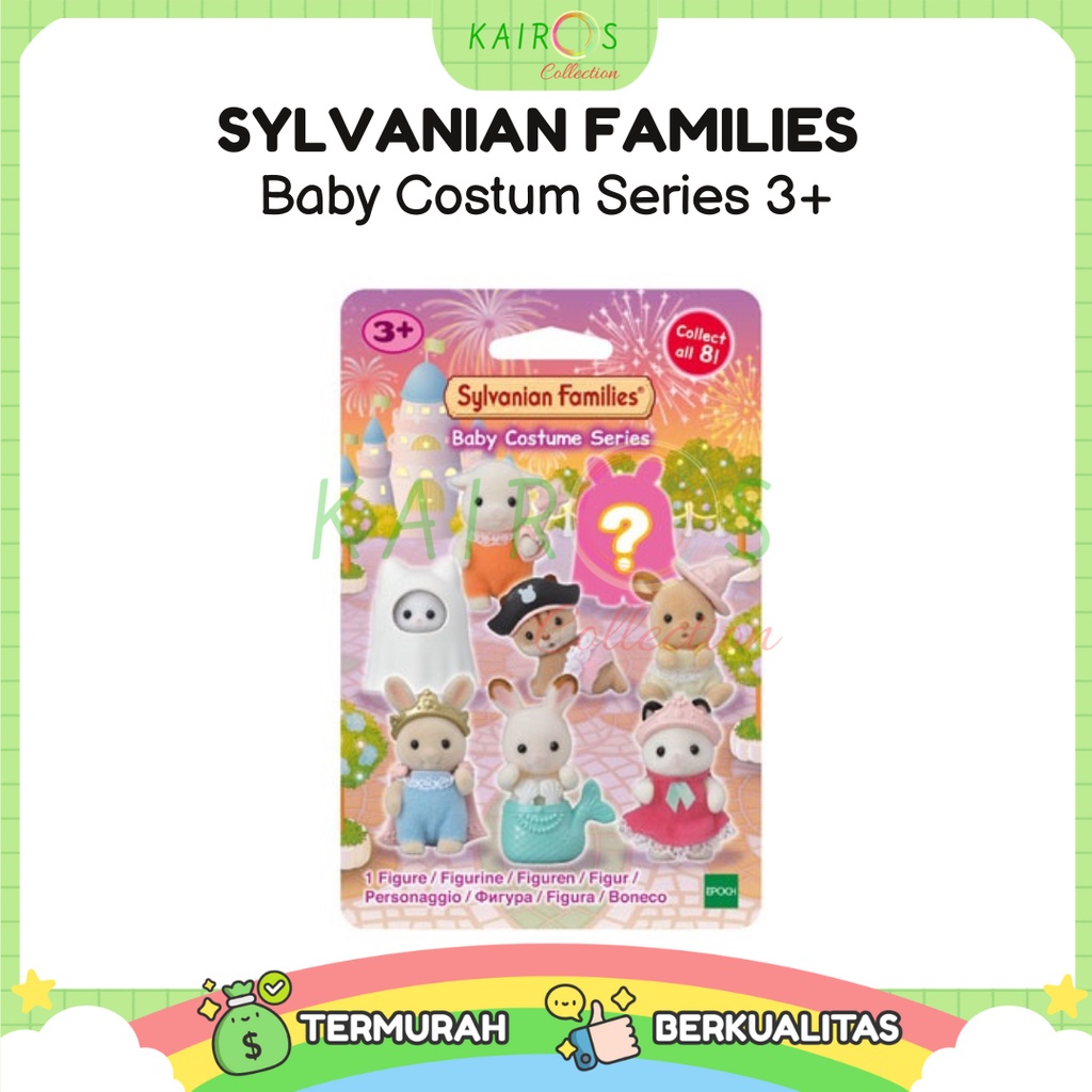 Mainan Anak Sylvanian Families Baby Costum Series 3+