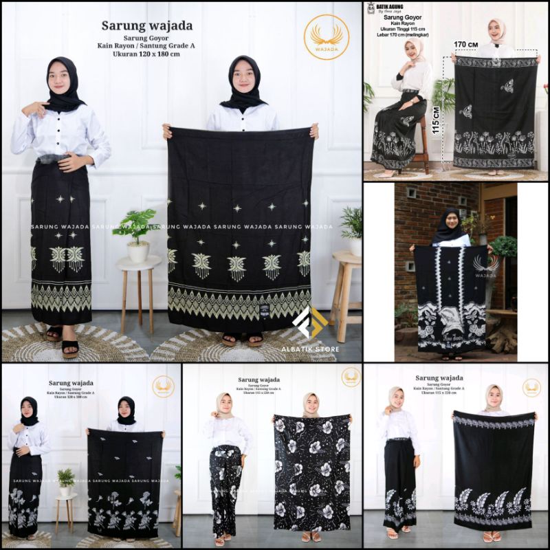 SARUNG GOYOR SANTRIWATI / SARUNG AQIL / SARUNG WANITA / SARUNG SANTRIWATI / SARUNG BATIK