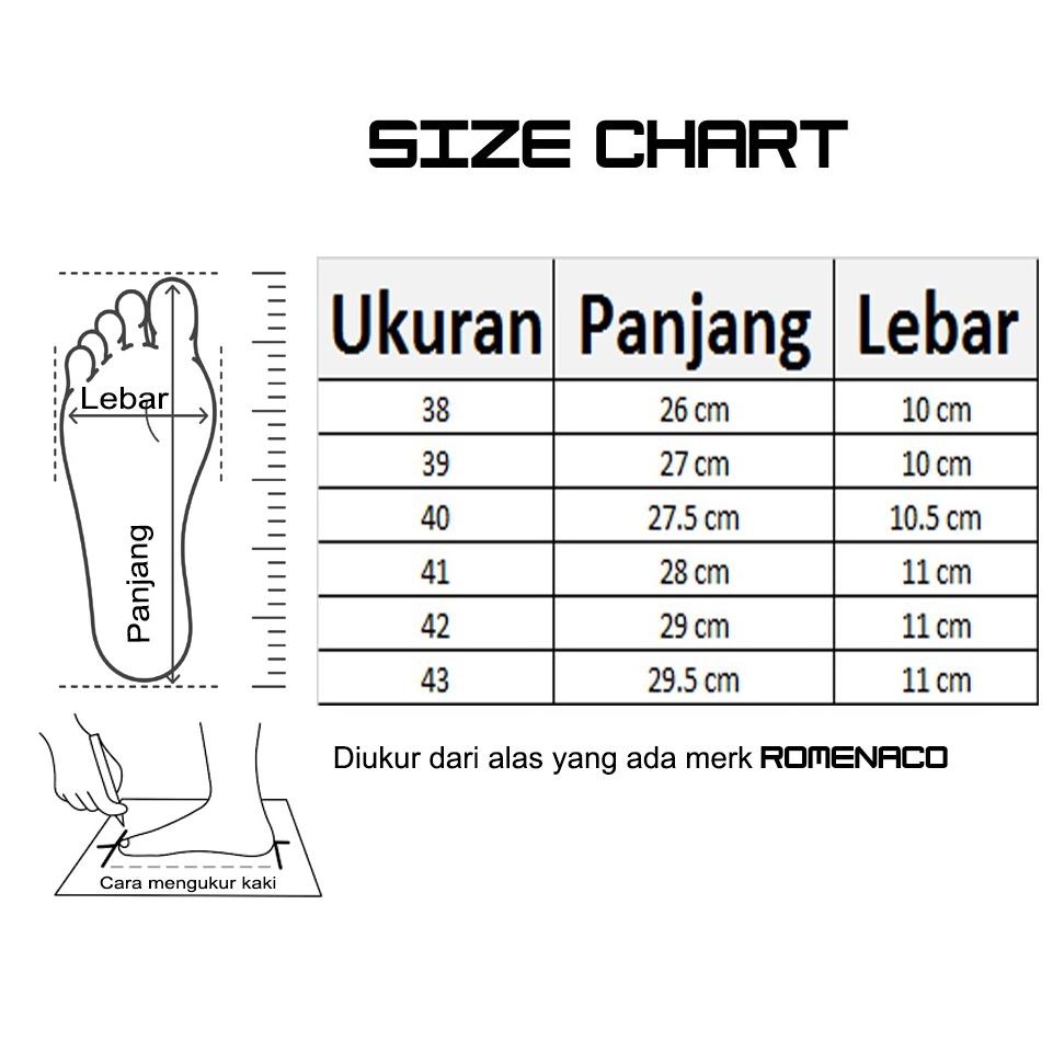 HOT Sandal Pria ROMENACO LCL01-02-03-04 BROWN CREAM | BLACK | BLACK TAN 3891 𝕴