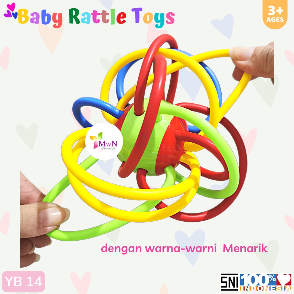 MWN Mainan Anak Bayi Baby Rattle Toys YB14