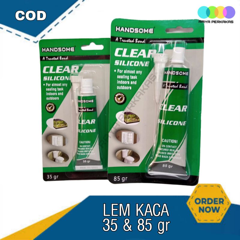 

Lem Kaca Sealent Silikon Bening Destronk 35gr 85gr Pasta