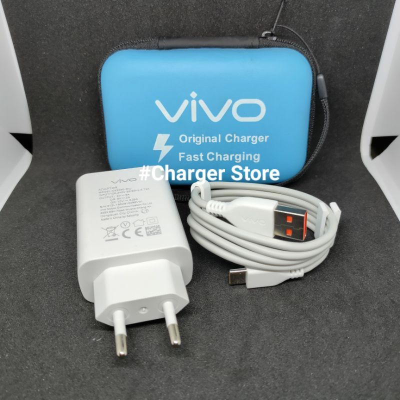 Charger Vivo Y30 Y30i Y50 X30 X50 X30 Pro X50 Pro ORIGINAL 100% Fast Charging Type C