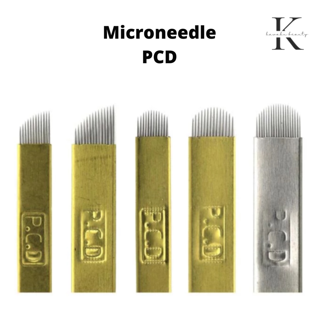 Jarum Sulam Alis Manual Microneedle PCD STAINLESS STEEL