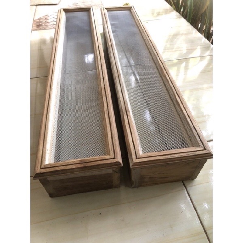 Loster Ventilasi Udara Rumah Ukuran 11x80cm Kayu Jati