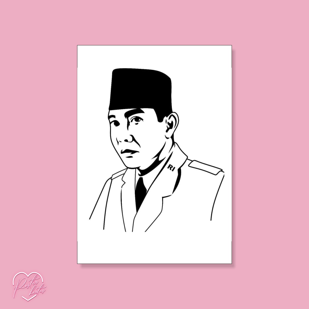 

LEMBAR SKETSA KERTAS GAMBAR BELAJAR MEWARNAI ANAK TK PAUD EDUKATIF TEMA PAHLAWAN NASIONAL