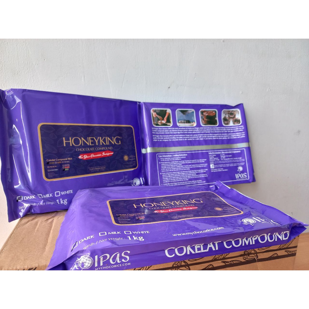 

HONEY KING Chocolate Compound 1KG/ Coklat Batang HONEY KING Termurah