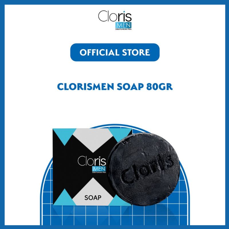 Clorismen Soap Cloris Sabun Muka Untuk Pria 80g - Sabun Muka Pria Untuk Kulit Cerah Bebas Kusam Meng