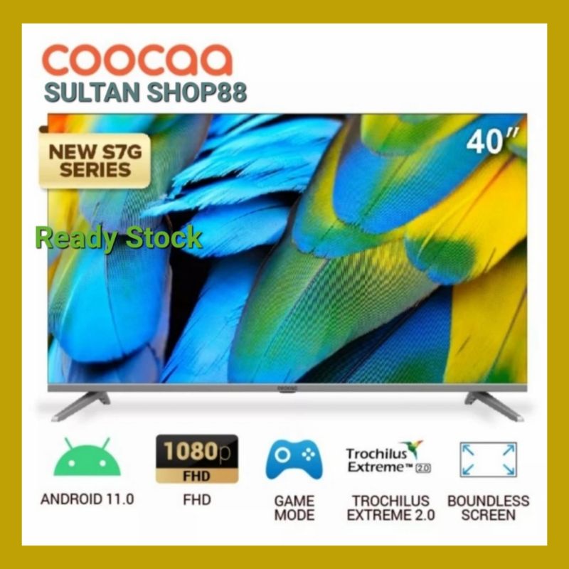 COOCAA LED TV 40 INCH ANDROID TV 40S7G DIGITAL TV