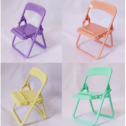 Phone Holder Kursi / Folding Chair Stand Holder Phone Universal