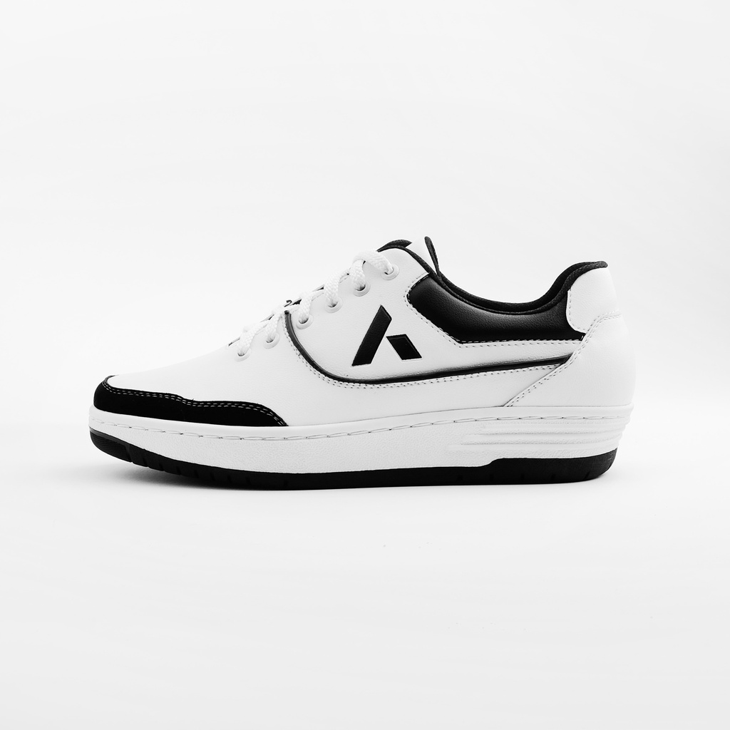 TAURUS WHITE BLACK |ManNeedMe x ARF| Sepatu Sneakers Pria Casual ORIGINAL