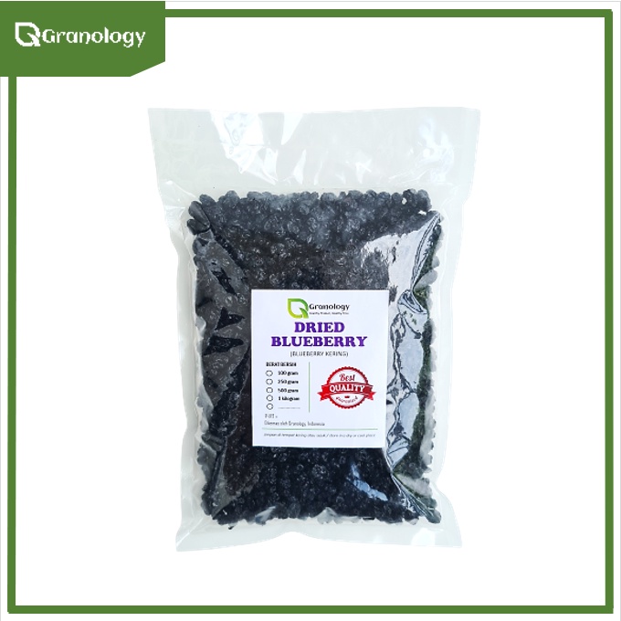 Dried Blueberry / Blueberry Kering (1 Kilogram) by Granology