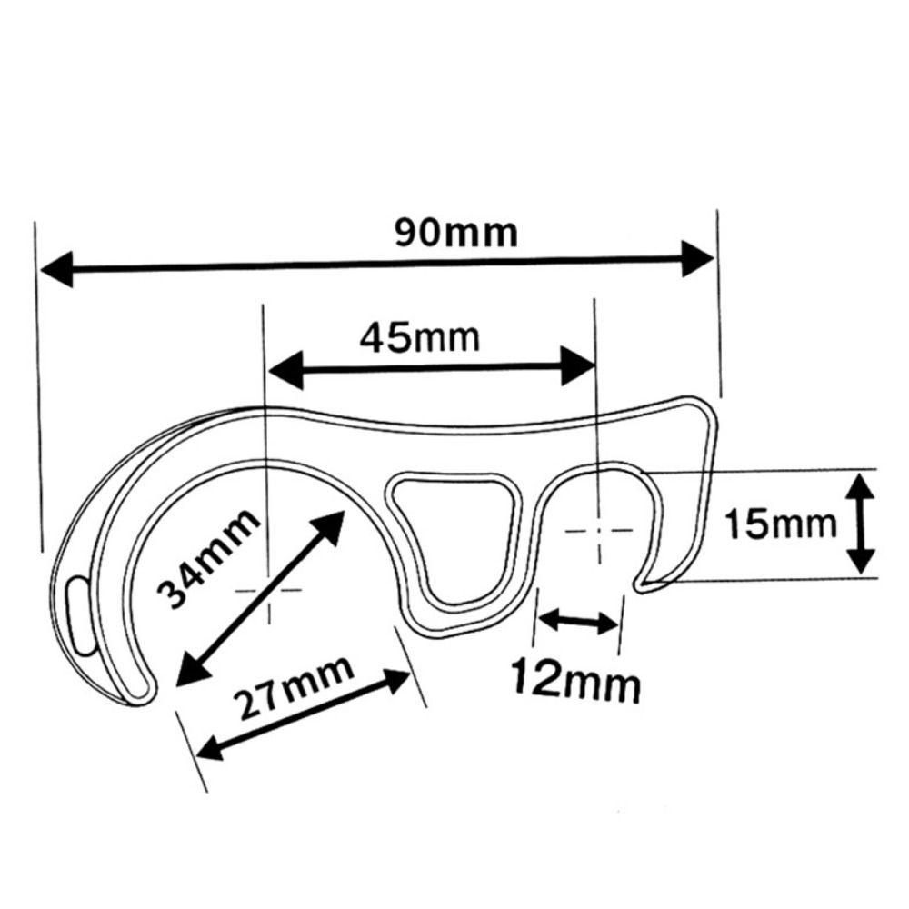 Preva 2pcs Gesper Kait Rem Kualitas Tinggi Bagian Aksesoris Sepeda Safety Lock