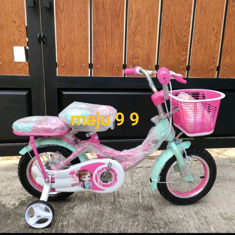 [EKA JAYA SEPEDA] Sepeda Anak 12 inch Genio Iris 2 - 5 Tahun by United Bike